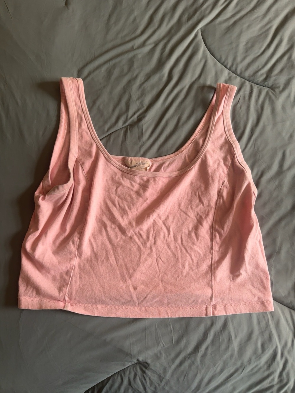 Universal Thread Pink Cropped Tank Top Women’s Large